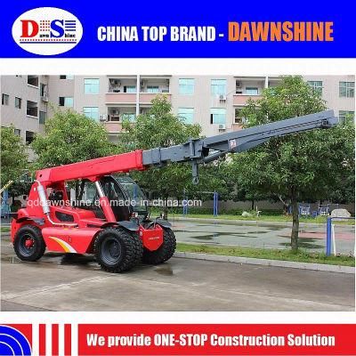 Hnt110 Telescopic Crane Loader 11tons Telehandler Telescopic