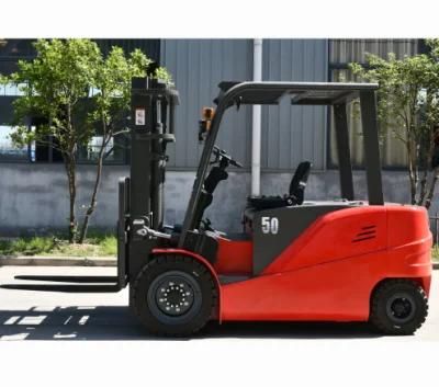 5ton Automatic Transmission Battery Forklift Electric Forklift Truck with 80V Battery