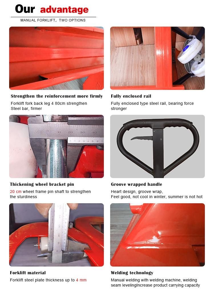 2500kg Cheap Hydraulic Hand Pallet Truck with Ce