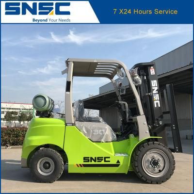 Snsc FL30 3 Ton LPG Gas Petrol Forklift to Ecuador