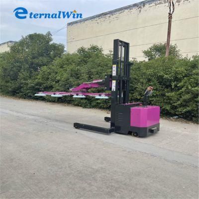 Lifting Semi Electric Pallet Stacker Walking Type Electric Stacking Suction Cup Truck Forklift