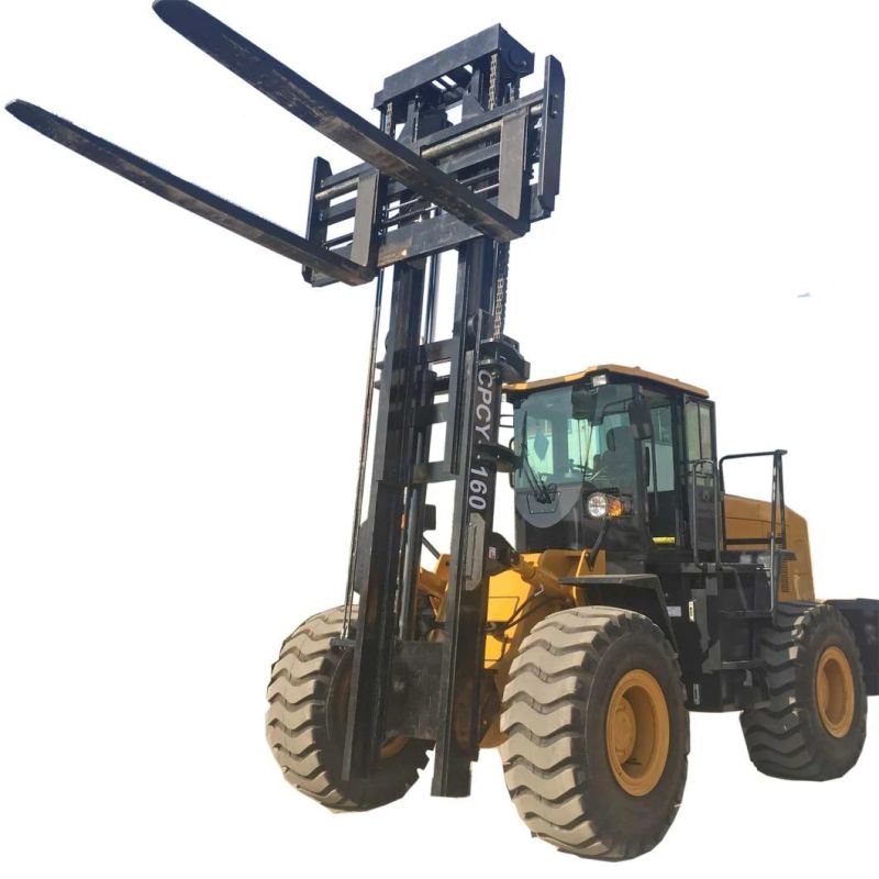 16ton 18ton 20ton 4 Wheel Drive All Terrain Forklift High Capacity 4WD Fork Lift Trucks and Lifting Equipment