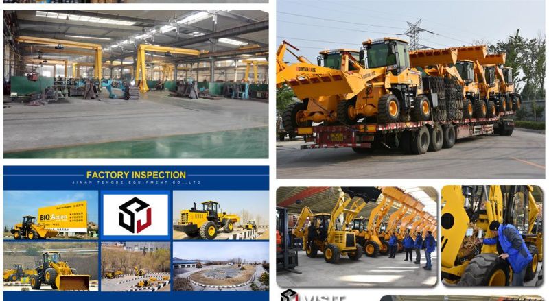 4000kg Fork Lifter 4WD Chinese Diesel Heavy All Terrain Forklift