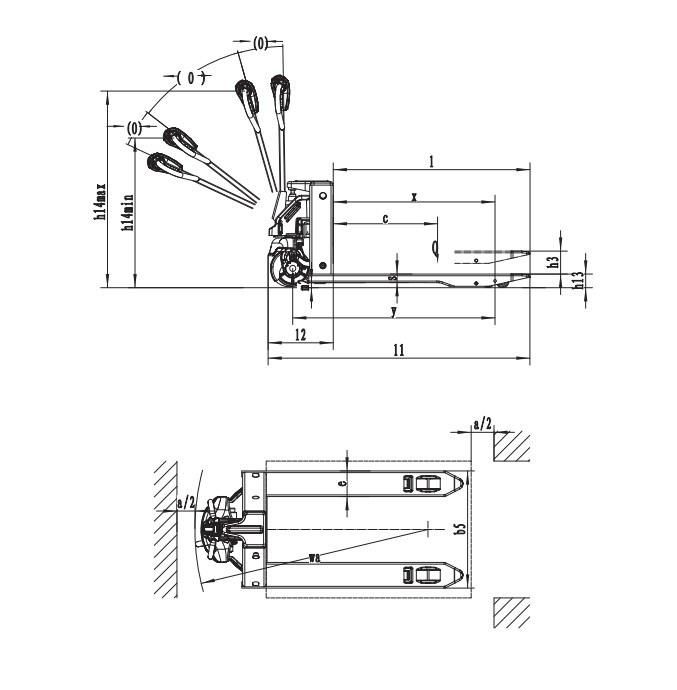 Electric Pallet Truck with Smart Lithium Battery