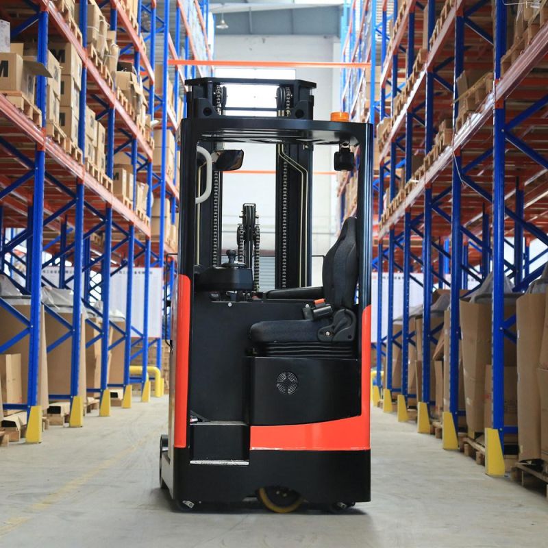 China Factory Ep 2.0t Electric Sit-Down Reach Truck with High Lifting 11m