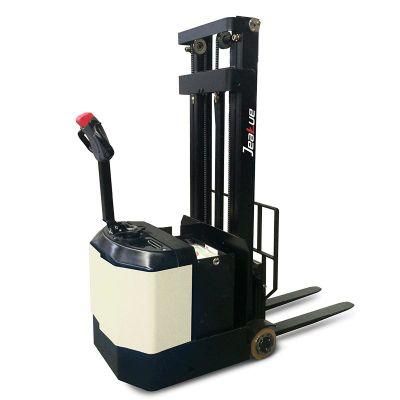 Jeakue Economical 3m Lifting Height Full Electric Pallet Stacker 600kg Lithium Battery Walkie Stacker Electric Pallet Stacker