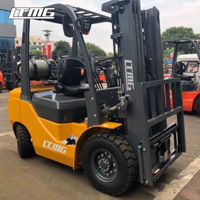 Ltmg 2.5 Ton LPG Forklift with 6m Lifting Height Three Stage Mast