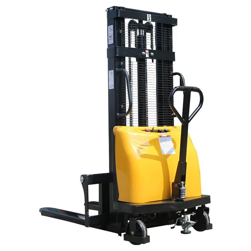 2ton Semi Electric Pallet Forklift Truck with Battery Lifting Height 3500mm