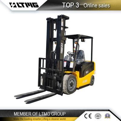 New Brand 4 Wheel Lithium Battery Forklifts Stacker 3t 3.5t 4t 5t Elelctric Forklift with DC Motor