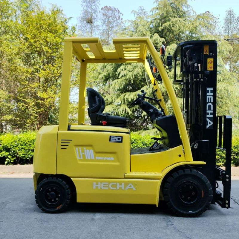 High Performance 1.5ton 2tons 3tons Hecha Lithium Battery Electric Forklift