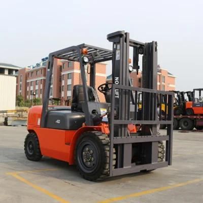 4000kg Manual Hydraulic Telescopic Forklift Diesel/LPG 5 Ton Gas Forklift Price