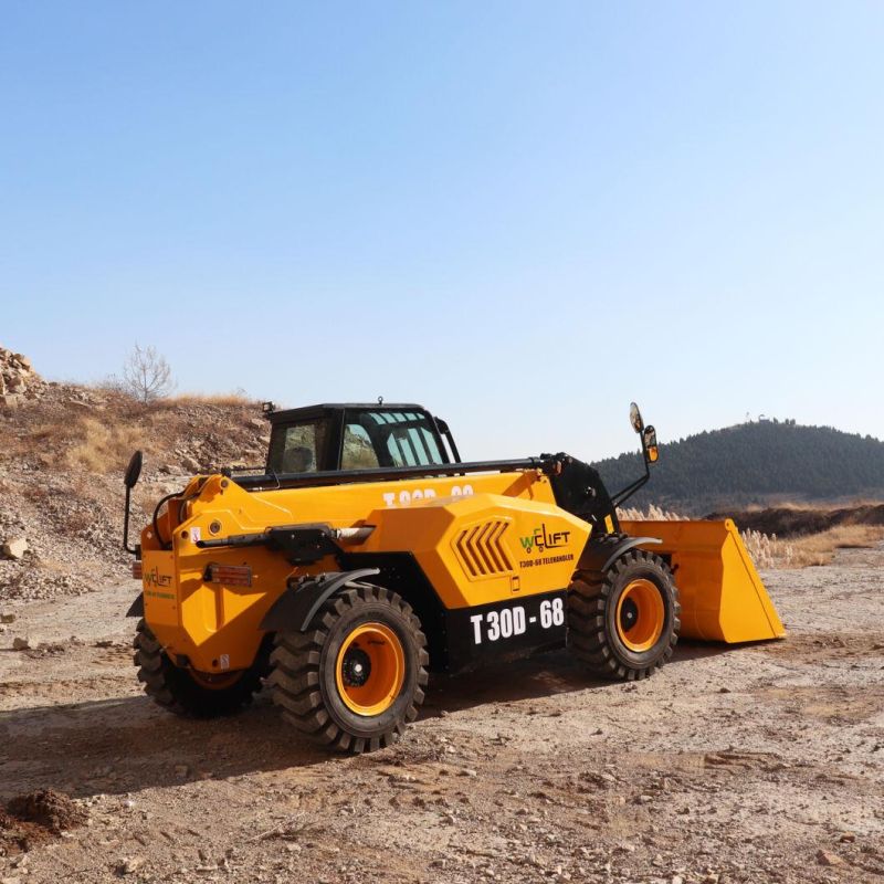 Welift 3.5ton 4ton 5ton 6.5m 7m 4X4 Diesel Telescopic Forklift Trucks All Terrain Wheel Loader