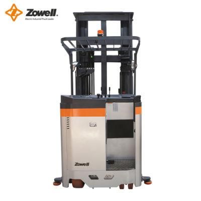 AC Motor Electric Zowell Wooden Pallet Forklift Truck Vna Fork Lift