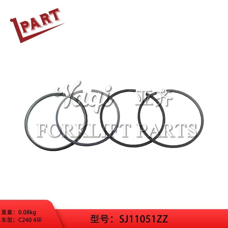 Forklift Parts C240 Piston Ring Sj11051zz with 4 Rings