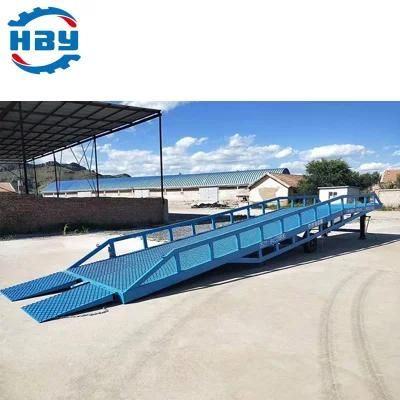 6ton-20ton Hydraulic Mobile Loading Ramp/Forklift Ramp/Dock Leveler/Container Loading Ramp Price