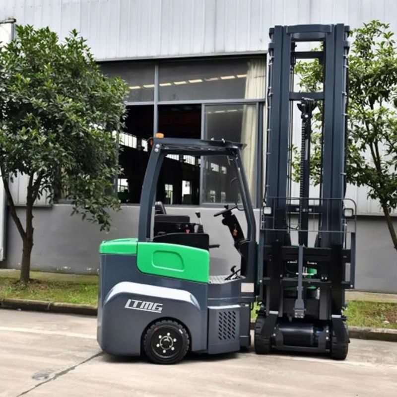 Seated Type New Electric Forklift Very Narrow Aisle Turret Truck