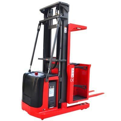 1000kg 4.5m Full Electric Order Picker with Adjustable Lifting Platform Orderpicker Truck in Very Narrow Aisle