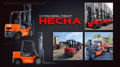 Hecha 3.5 Ton Forklift with Japanese Isuzu/Nissan/Mitsubishi Engine, with Side Shifter