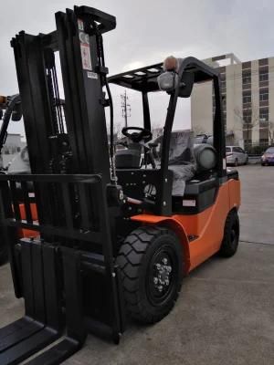 Total Forklift 4 Ton 3t Gasoline/LPG Truck Forklift with Japanese Isuzu C240 Engine (CPQYD30)