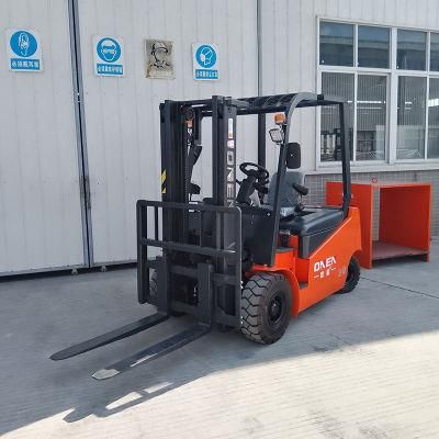 Adjustable 1t - 5t Jiangmen Electric 4 Wheels Forklift Cpdd