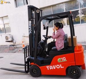 1t 1000kg 1.0ton 2ton 2t 2000kg Save Power Low Noise Electric Forklift