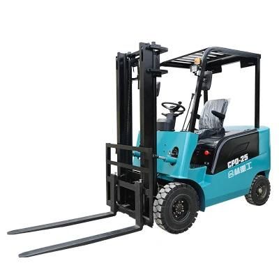 2022 New Huaya China Electric Forklift 2.5ton Forklifts with Cheap Price Fb25