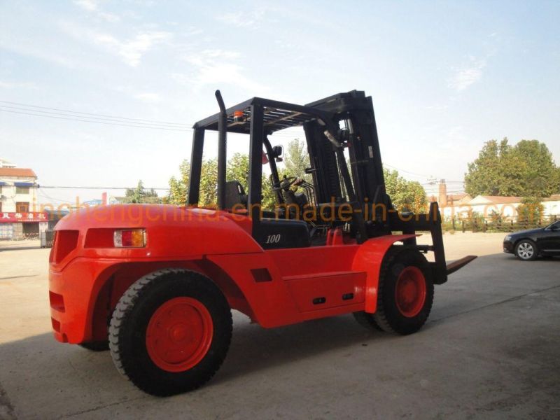 10 Ton China Diesel Forklift Truck Factory Sh100