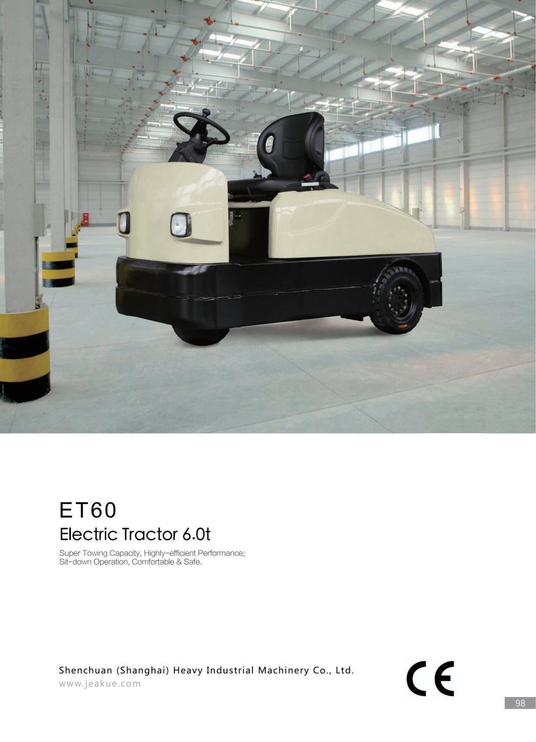 High Quality Jeakue 6t Electric Tow Tractor with Cheap Price