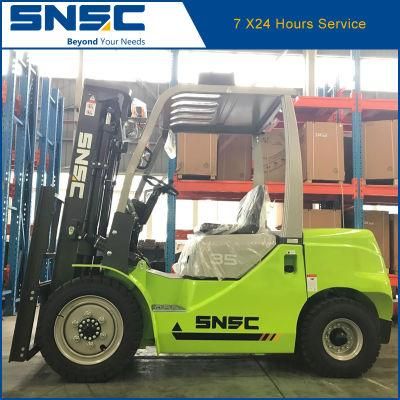 China Japan Isuzu Engine Diesel Forklift 3.5t
