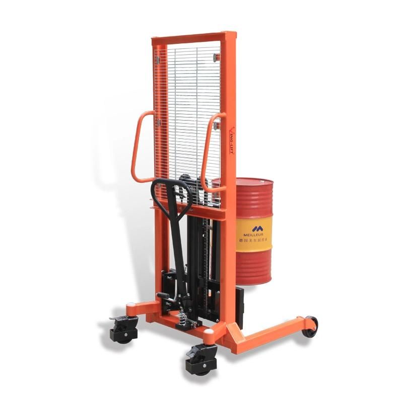 Competitive Price Manual Hand Oil Drum Pallet Truck Lifter High Quality