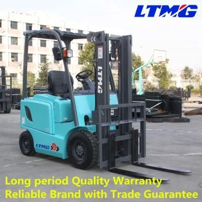 Ltmg 1.5t 2t 3t 5t 4-Wheel Electric Forklift Truck with Explosion-Proof Electric Battery and Curtis Controller