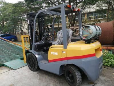 Japanese Style 3.5 Ton LPG/Gasoline/Gas/Petrol Forklift