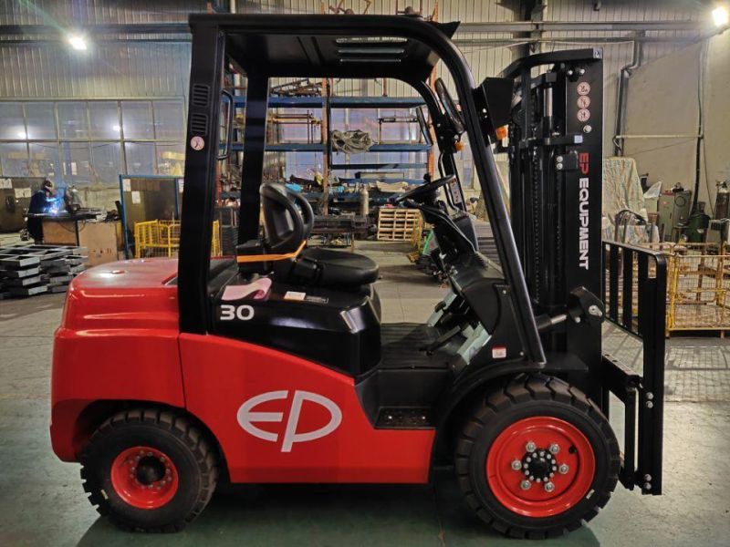 Ep New Chinese 3ton EPA Industrial Transmision All Terrain Wheel Small Diesel Mini Forklift
