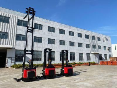 Forklift Truck Straddle Electric Stacker Adjustavle Wide Leg with Factory Direct Price