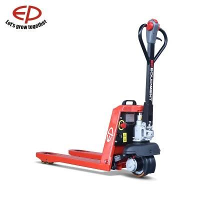 1.5 Ton Li-ion Battery Powered Semi-Electric Pallet Truck