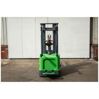 2 Ton Stand Drive Hydraulic Full Electric Pallet Stacker Electric Forklift