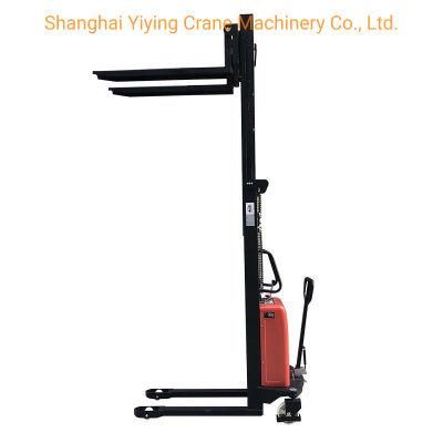 0.5t 1.5t 1000kg Walkie Manual Stacker Full Semi Hydraulic Electric Straddle Stacker