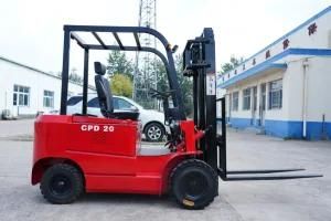 Best Price Electric Forklift 2t with Container Triplex Mast 4.5
