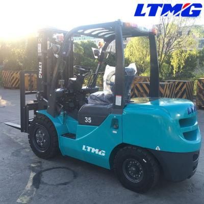 Wharf Factory Use Manual Diesel Fork Lift 3.5t with Different Lifting Height