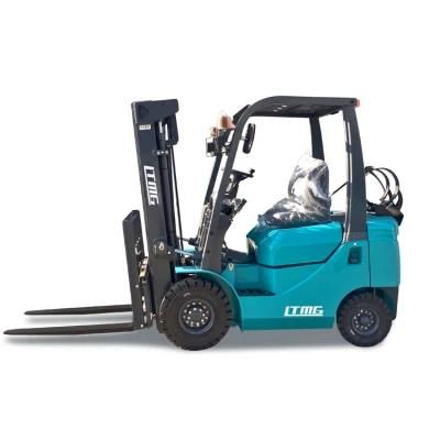 Ltmg New 1.5t 2t Low Mast LPG Gasoline Forklift Praise 1.5 Ton 2 Ton Forklift with 3 Stage Free Lift Mast