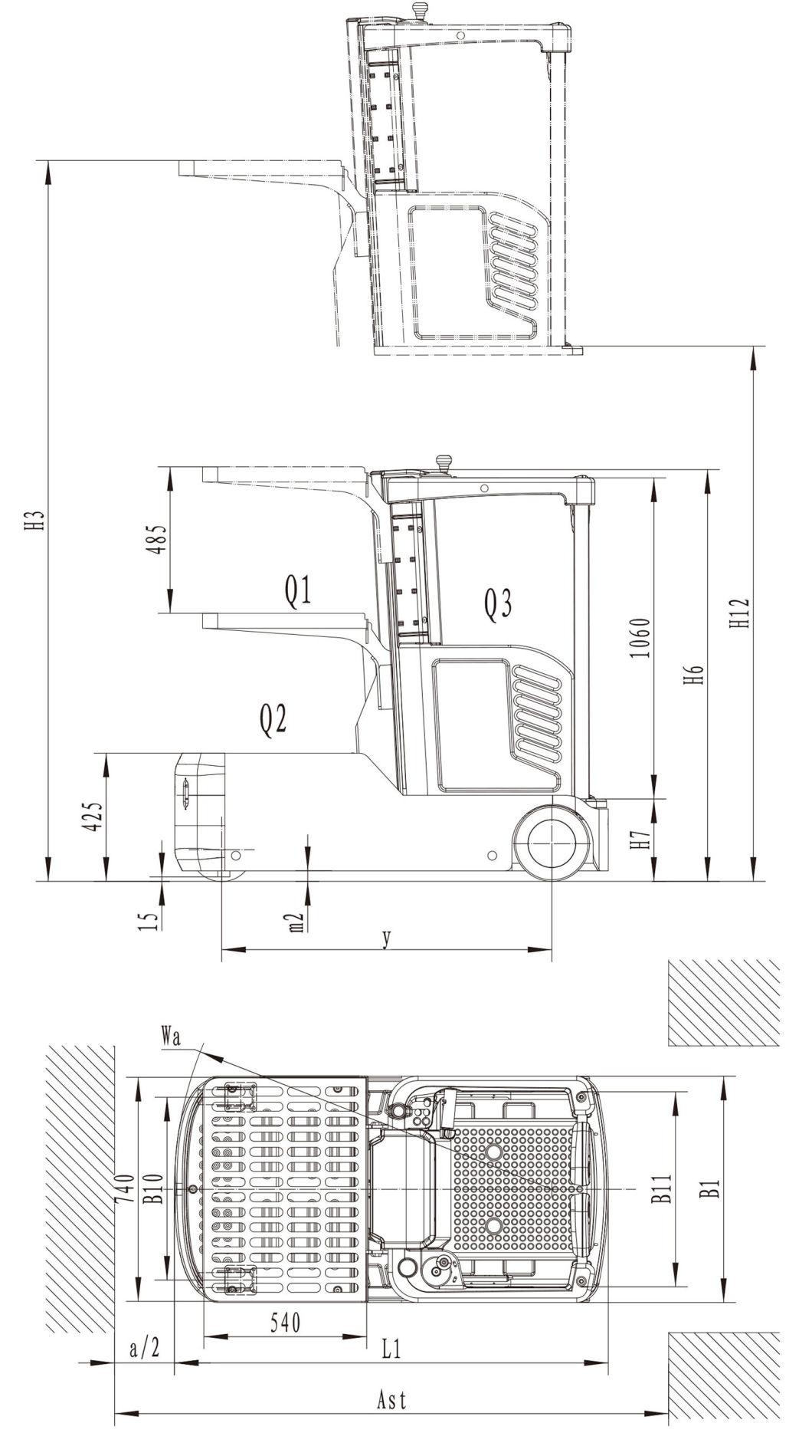 Low Medium Volume Work Assist Vehicle Entry Level Order Picker
