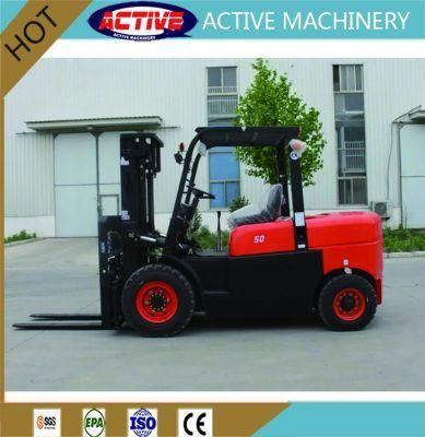 5 Ton Diesel Forklift Truck Lifting Machinery