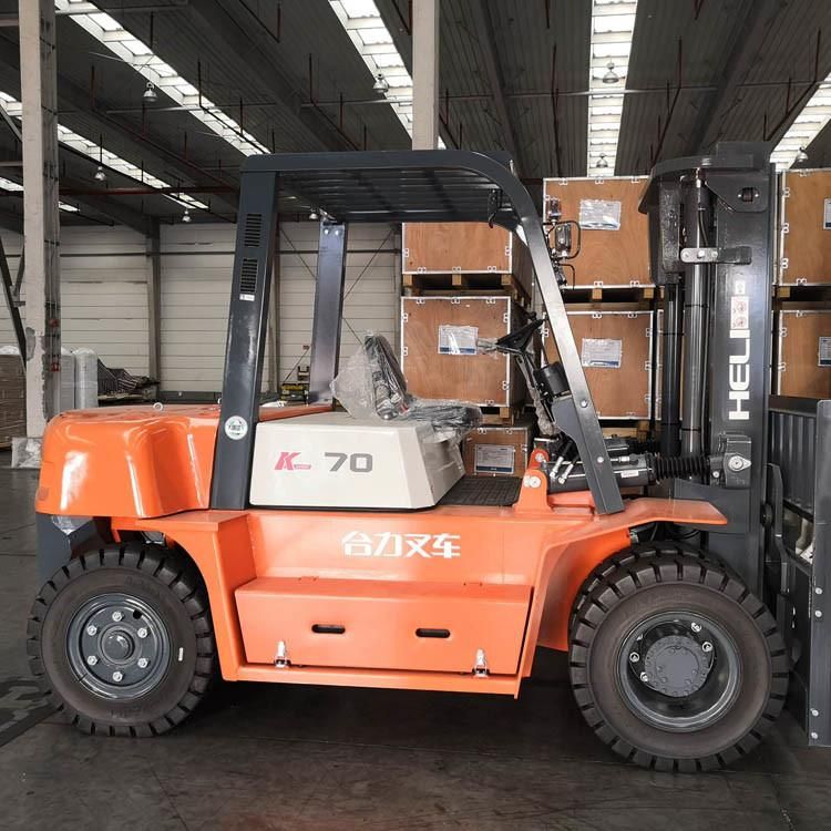 2020 Diesel Heli Cpcd70 Pneumatic Tire Clark Forklift