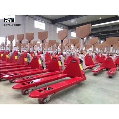 Royal Hand Pallet Truck with Capacity 2000kg/2500kg/3000kg/5000kg