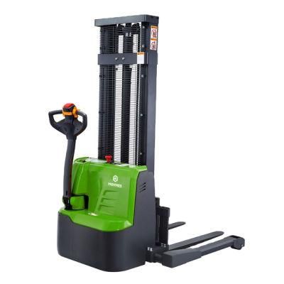 1.2ton 1200kg Handling Equipment Pallet Forklift Electric Walkie Stacker