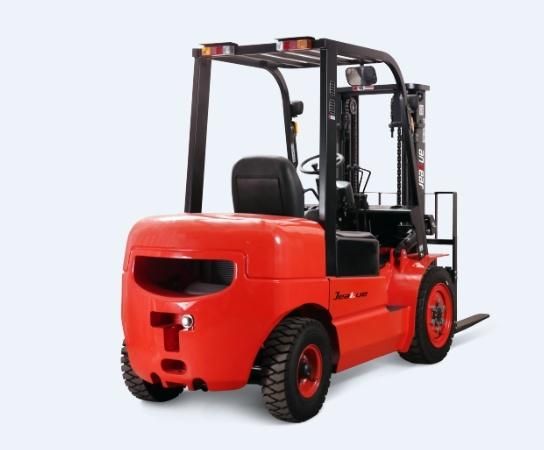 Engineering Machine Forklift Truck 3000kg 3500kg 4000kg 5000kg Max Lifting 3000mm Diesel Type