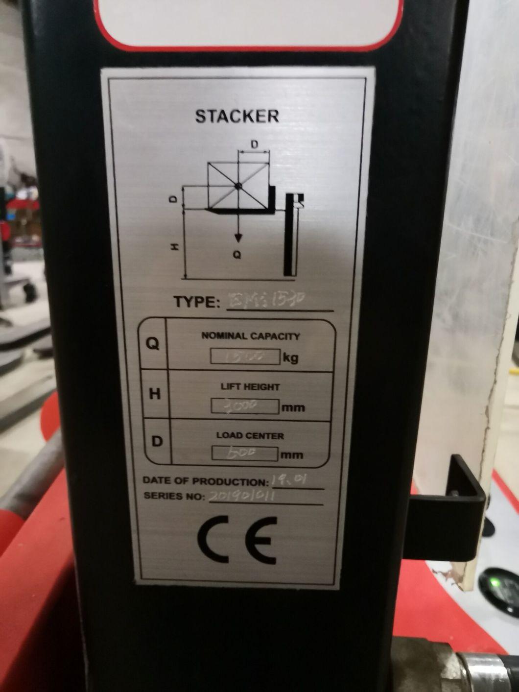 Material Handling Equipment Semi-Electric Stacker