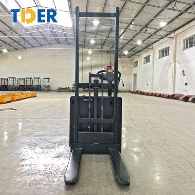 Battery Tder CE Certificate Hand Lifter 2ton Electric Stacker Forklift