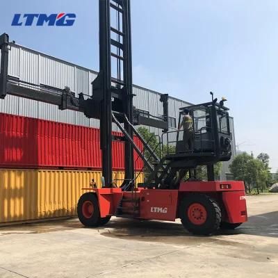 Factory Price Ltmg 8 Ton 9 Ton Empty Container Handler Forklift at Wharf