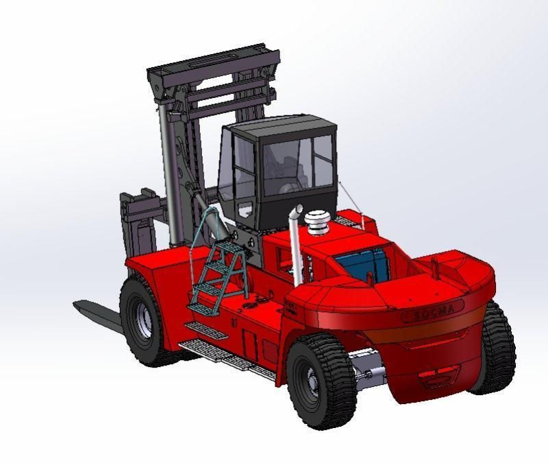 14-45t Heavy Big Power Diesel Forklift Fd14-Fd45t